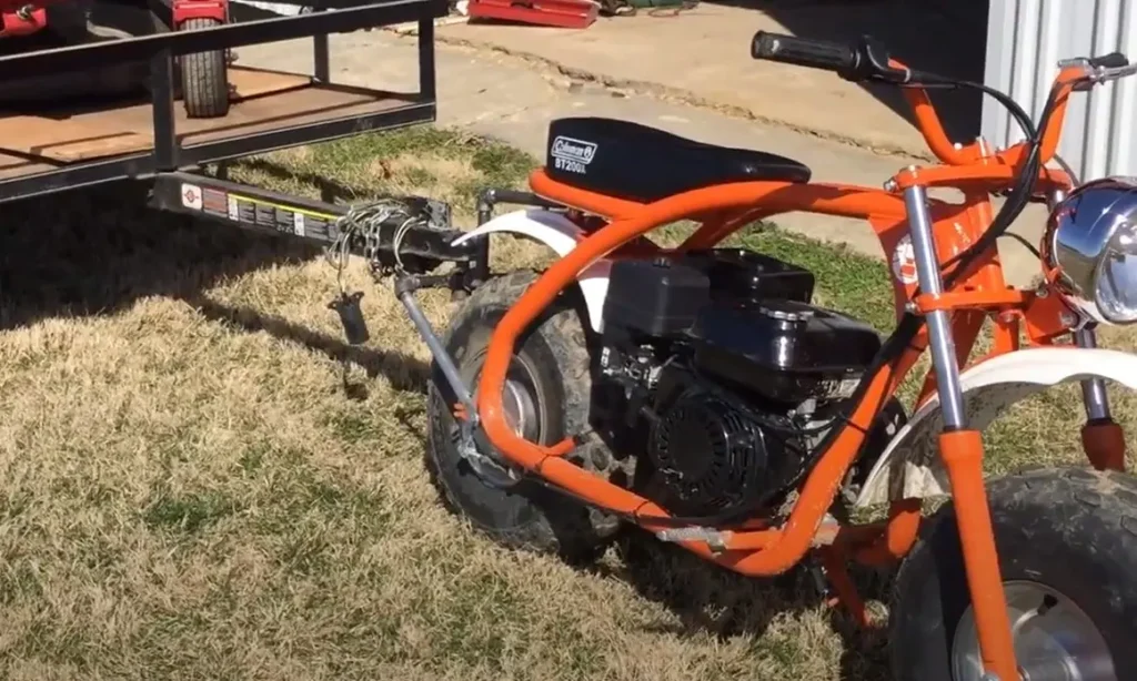 Using a trailer or bike hitch carrier