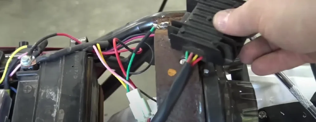 mini bike charging wire and system