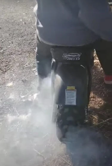 mini bike smoking